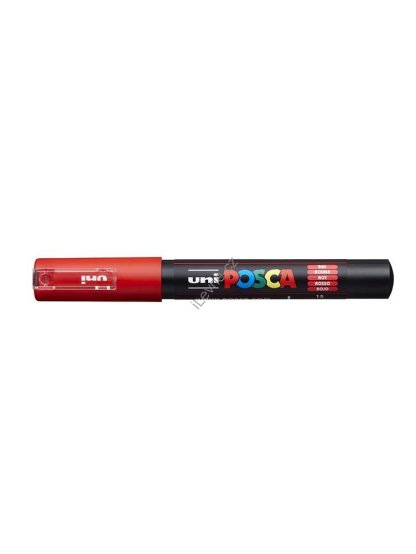 PC-1M akrylový popisovač Posca, 0,7 mm, červený (15)