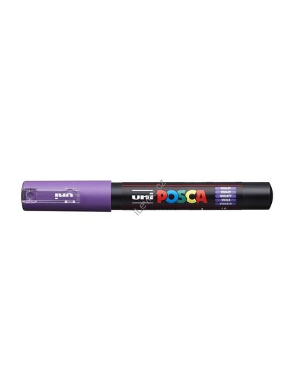 PC-1M akrylový popisovač Posca, 0,7 mm, fialový (12)