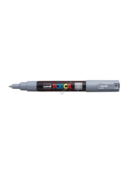 PC-1M akrylový popisovač Posca, 0,7 mm, šedý (37)