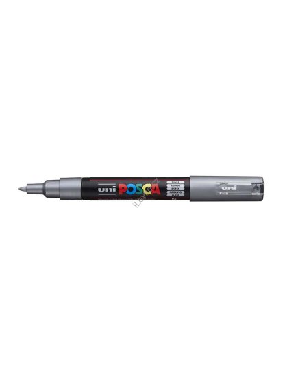 PC-1M akrylový popisovač Posca, 0,7 mm, stříbrný (26)