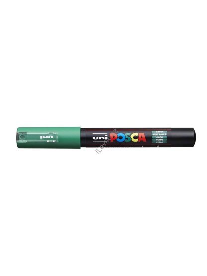 PC-1M akrylový popisovač Posca, 0,7 mm, zelený (6)