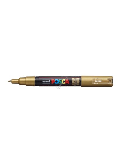 PC-1M akrylový popisovač Posca, 0,7 mm, zlatý (25)