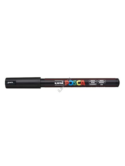 PC-1MR akrylový popisovač Posca, 0,7 mm, černý (24)