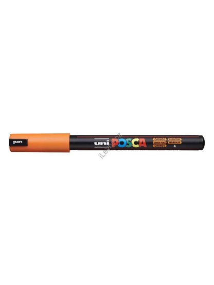 PC-1MR akrylový popisovač Posca, 0,7 mm, oranžový (4)