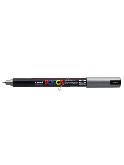 PC-1MR akrylový popisovač Posca, 0,7 mm, stříbrný (26)