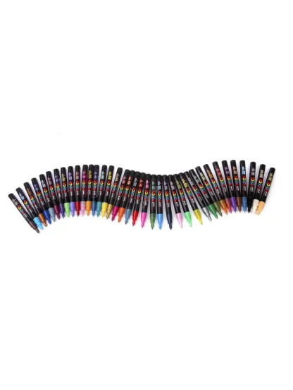 PC-3M akrylový popisovač Posca, 0,9-1,3 mm, bílý (1)