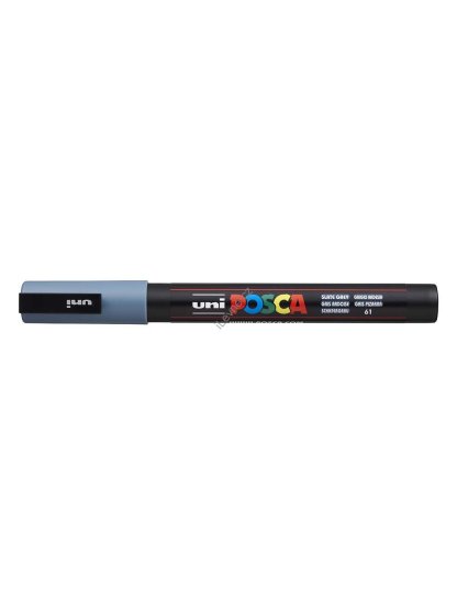 PC-3M akrylový popisovač Posca, 0,9-1,3 mm, břidlicově šedý (61)