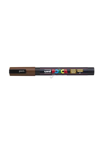 PC-3M akrylový popisovač Posca, 0,9-1,3 mm, hnědý (21)