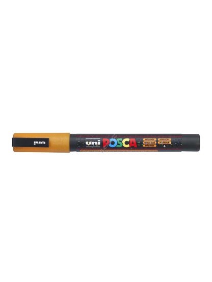 PC-3M akrylový popisovač Posca, 0,9-1,3 mm, oranžový (4)