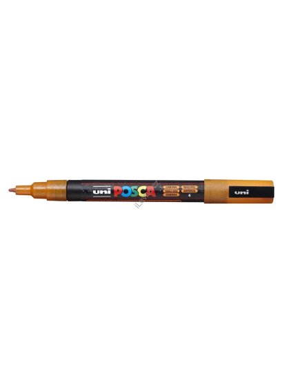 PC-3M akrylový popisovač Posca, 0,9-1,3 mm, oranžový (4)