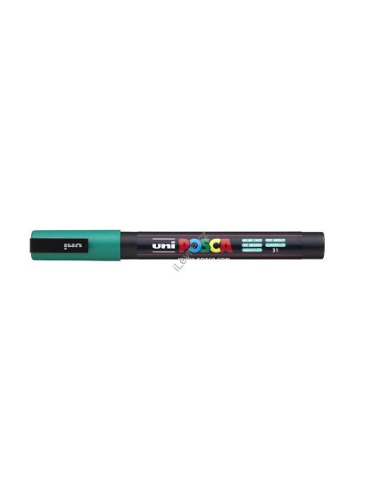 PC-3M akrylový popisovač Posca, 0,9-1,3 mm, smaragdový (31)