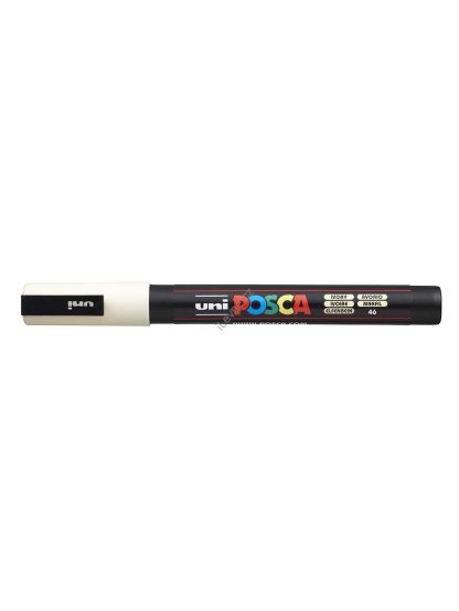 PC-3M akrylový popisovač Posca, 0,9-1,3 mm, smetanový (46)