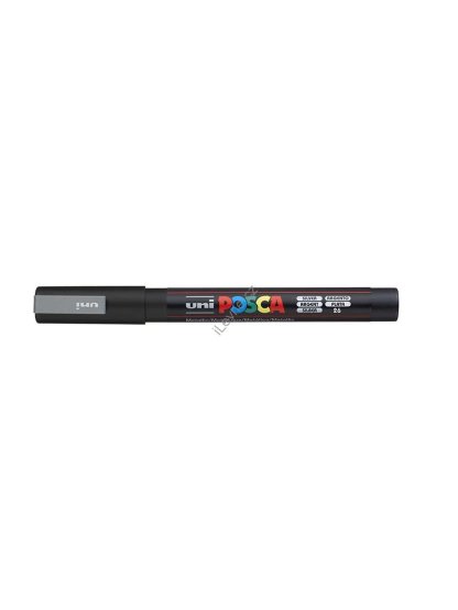 PC-3M akrylový popisovač Posca, 0,9-1,3 mm, stříbrný (26)