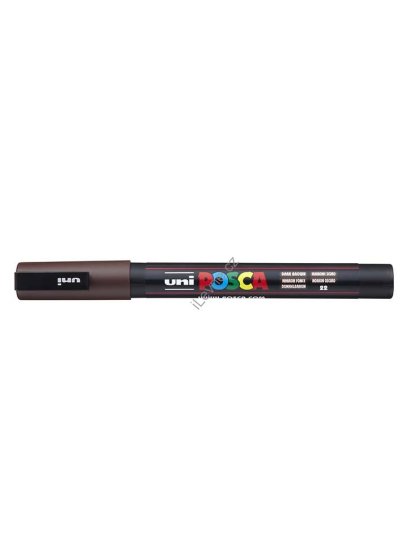 PC-3M akrylový popisovač Posca, 0,9-1,3 mm, tm. hnědý (22)
