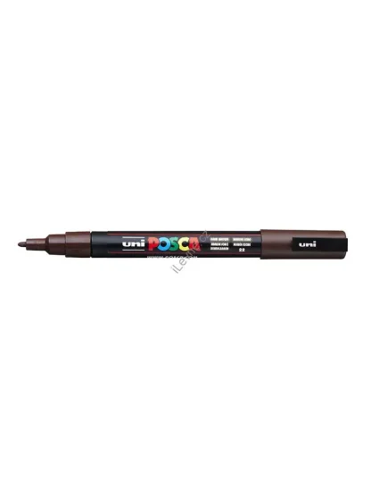 PC-3M akrylový popisovač Posca, 0,9-1,3 mm, tm. hnědý (22)