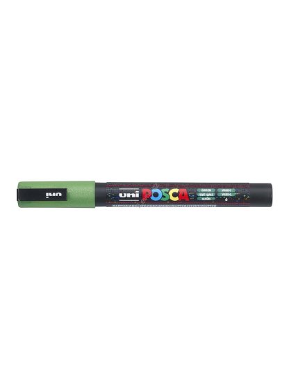 PC-3M akrylový popisovač Posca, 0,9-1,3 mm, zelený (6)