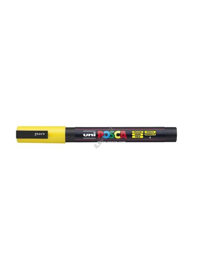 PC-3M akrylový popisovač Posca, 0,9-1,3 mm, žlutý (2)