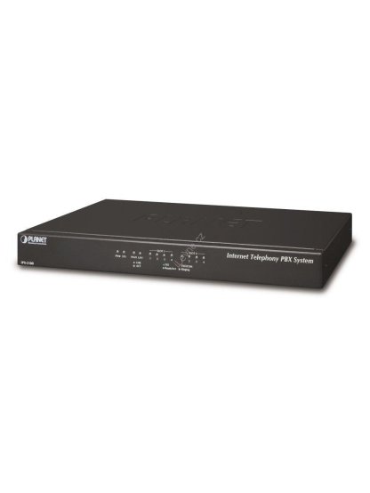 IPX-2100, IP PBX, SIP Proxy, 2x slot pro moduly, IVR, 100/30 uživatelů, DID, BLF, FAX, Skype-SIP, VPN, CZ