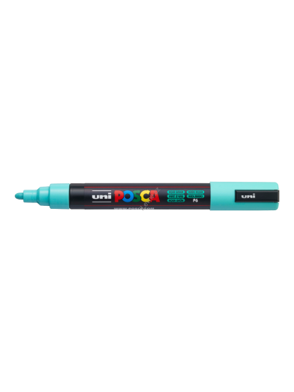 Posca popisovač PC-5M, 1,8 - 2,5 mm, azurová (P6)
