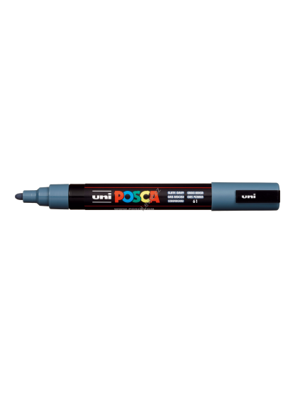 Posca popisovač PC-5M, 1,8 - 2,5 mm, břidlicově šedá (61)