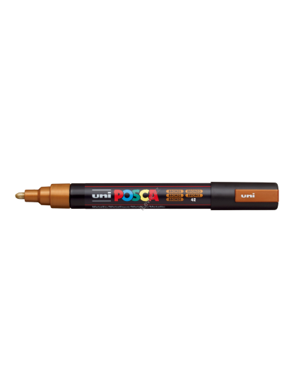 Posca popisovač PC-5M, 1,8 - 2,5 mm, bronzová (42)