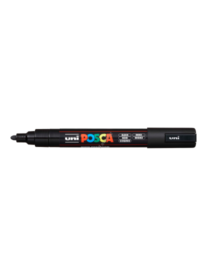 Posca popisovač PC-5M, 1,8 - 2,5 mm, černá (24)