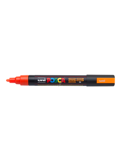 Posca popisovač PC-5M, 1,8 - 2,5 mm, fluo oranžová (F4)