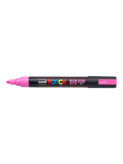 Posca popisovač PC-5M, 1,8 - 2,5 mm, fluo růžová (F13)