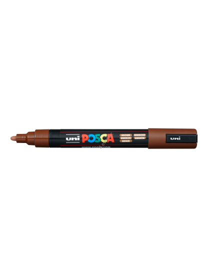 Posca popisovač PC-5M, 1,8 - 2,5 mm, hnědá (21)