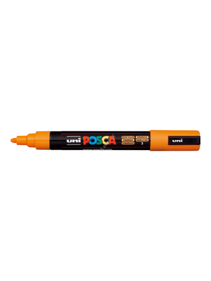 Posca popisovač PC-5M, 1,8 - 2,5 mm, jasně žlutá (3)