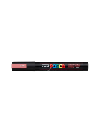 Posca popisovač PC-5M, 1,8 - 2,5 mm, metalická červená (M15)