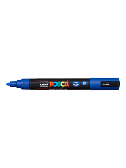 Posca popisovač PC-5M, 1,8 - 2,5 mm, modrá (33)