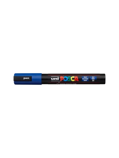 Posca popisovač PC-5M, 1,8 - 2,5 mm, modrá (33)