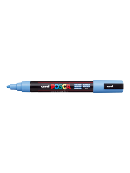 Posca popisovač PC-5M, 1,8 - 2,5 mm, nebesky modrá (48)