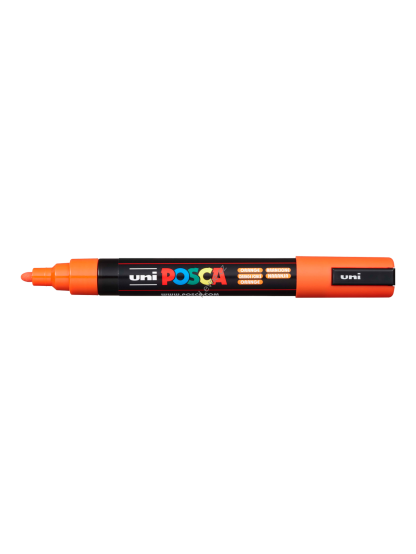 Posca popisovač PC-5M, 1,8 - 2,5 mm, oranžová (4)