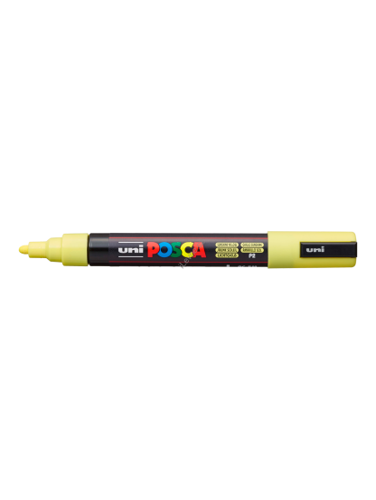 Posca popisovač PC-5M, 1,8 - 2,5 mm, pastelově žlutá (P2)