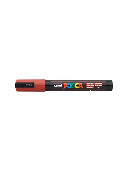 Posca popisovač PC-5M, 1,8 - 2,5 mm, rubínová (56)