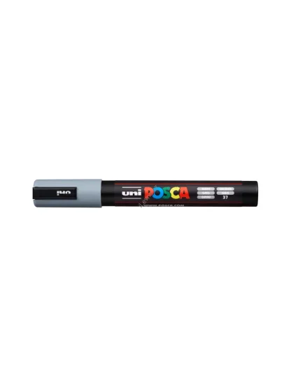 Posca popisovač PC-5M, 1,8 - 2,5 mm, šedá (37)