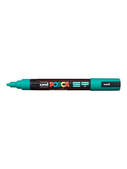 Posca popisovač PC-5M, 1,8 - 2,5 mm, smaragdová (31)