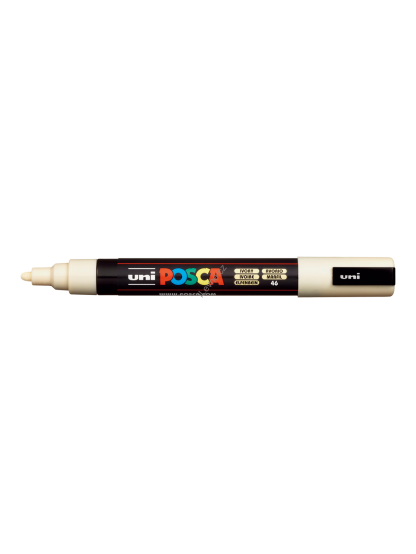 Posca popisovač PC-5M, 1,8 - 2,5 mm, smetanová (46)
