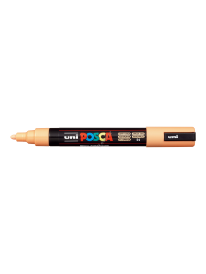 Posca popisovač PC-5M, 1,8 - 2,5 mm, světle oranžová (54)