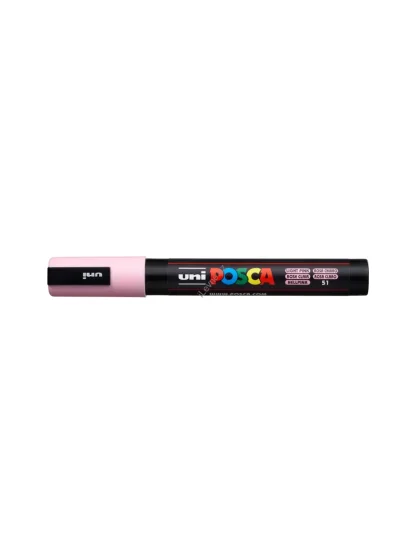 Posca popisovač PC-5M, 1,8 - 2,5 mm, světle růžová (51)