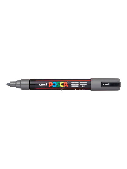 Posca popisovač PC-5M, 1,8 - 2,5 mm, tmavě šedá (82)