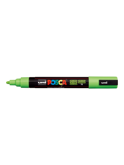 Posca popisovač PC-5M, 1,8 - 2,5 mm, zelené jablko (72)