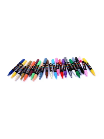 Posca sada popisovačů PC-1M, 0,7 - 1 mm, mix barev (4 ks)