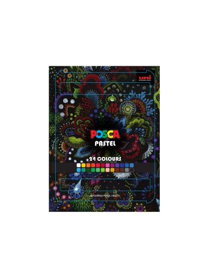 Posca voskové pastely KPA-100, mix barev