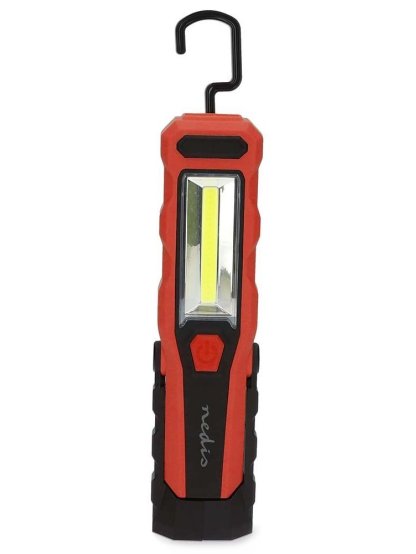 pracovní svítilna/ 300 lm/ dosah 20 m/ výdrž 6 h/ napájení z baterie (vestavěná Li-Ion)/ 5 V DC/ 4 W/ USB-C/ černo