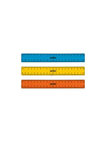 pravítko, 20 cm, mix barev