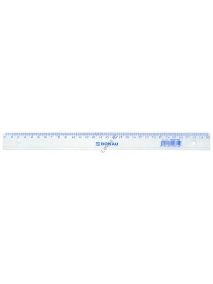 pravítko 30 cm, transparentní
