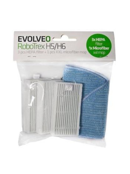 Příslušenství EVOLVEO RoboTrex H5, 3xHEPA filtr, 1x mop